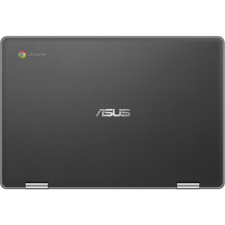 Asus Chromebook Flip C214 C214MA-YZ02T 11.6" Touchscreen Rugged Convertible Chromebook - HD - 1366 x 768 - Intel Celeron N4020 Dual-core (2 Core) 1.10 GHz - 4 GB Total RAM - 32 GB Flash Memory - Dark Gray, Black