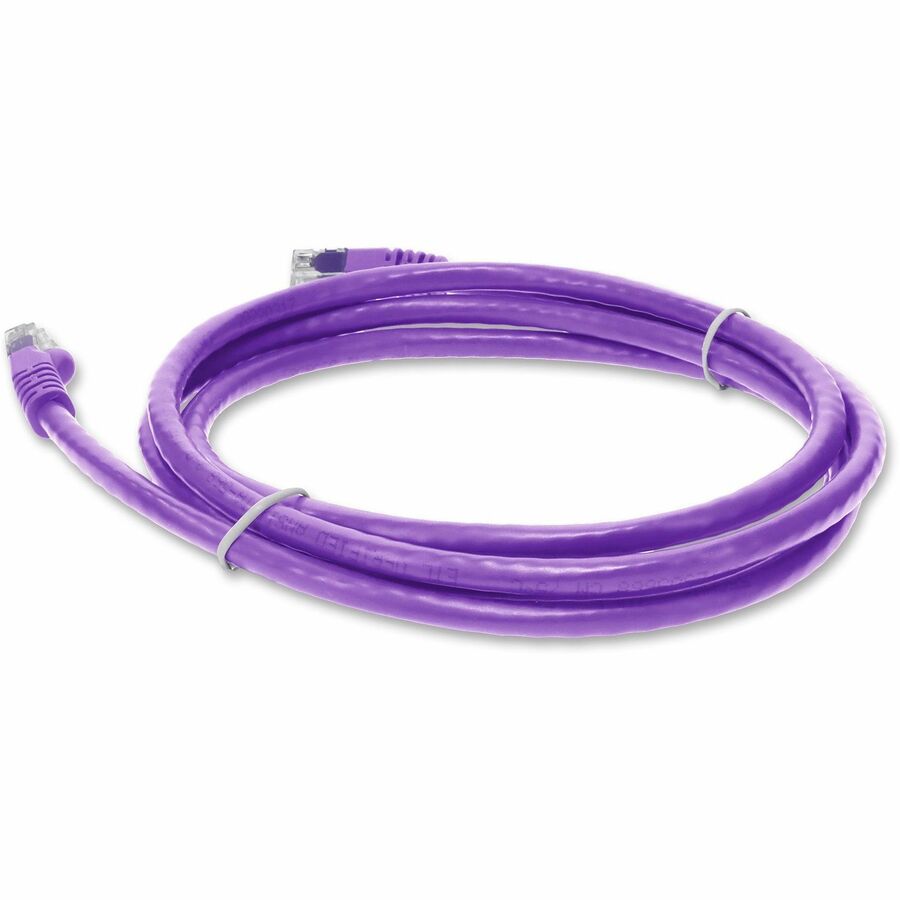 AddOn 10ft RJ-45 (Male) to RJ-45 (Male) Straight Violet Cat6 UTP Copper PVC TAA Compliant Patch Cable