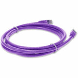 AddOn 10ft RJ-45 (Male) to RJ-45 (Male) Straight Violet Cat6 UTP Copper PVC TAA Compliant Patch Cable