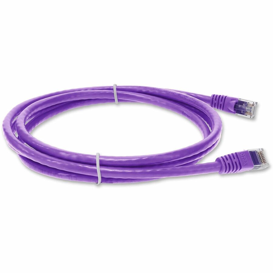 AddOn 10ft RJ-45 (Male) to RJ-45 (Male) Straight Violet Cat6 UTP Copper PVC TAA Compliant Patch Cable