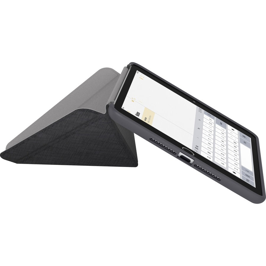 Moshi VersaCover Carrying Case Apple iPad mini (5th Generation) Tablet - Metro Black