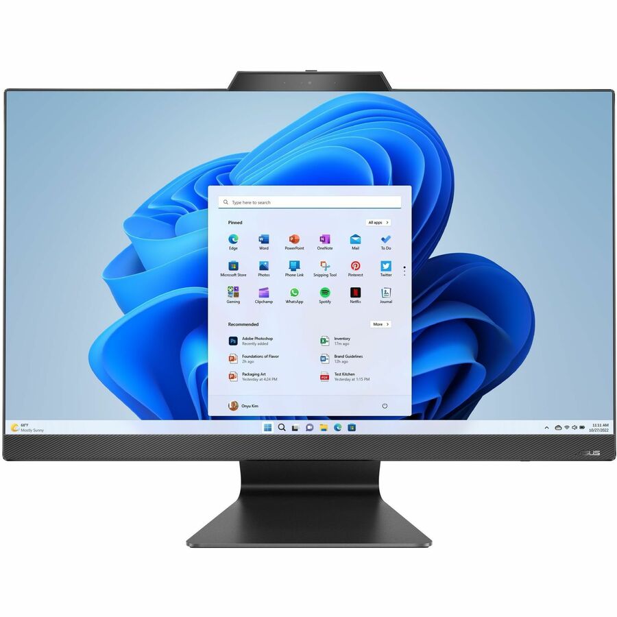 Asus M3702WFA-PB506 All-in-One Computer - AMD Ryzen 5 7520U - 16 GB - 1 TB SSD - 27" Full HD - Desktop