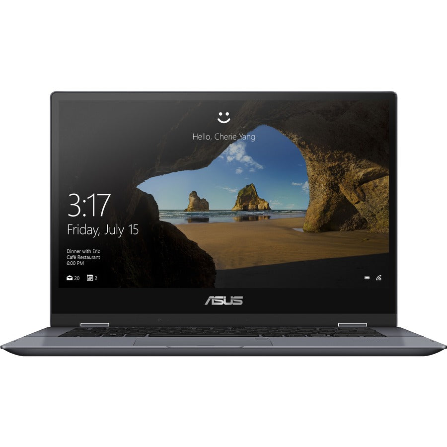 Asus VivoBook Flip 14 TP412 TP412FA-DB72T 14" Touchscreen Convertible Notebook - 1920 x 1080 - Intel Core i7 8th Gen i7-8565U 1.80 GHz - 8 GB Total RAM - 512 GB SSD - Star Gray Metal