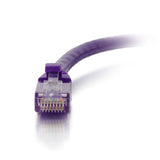 C2G 12ft Cat6a Snagless Unshielded UTP Network Patch Ethernet Cable-Purple