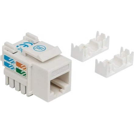 Manhattan Keystone Jack, Cat6, UTP, Punch-down, White