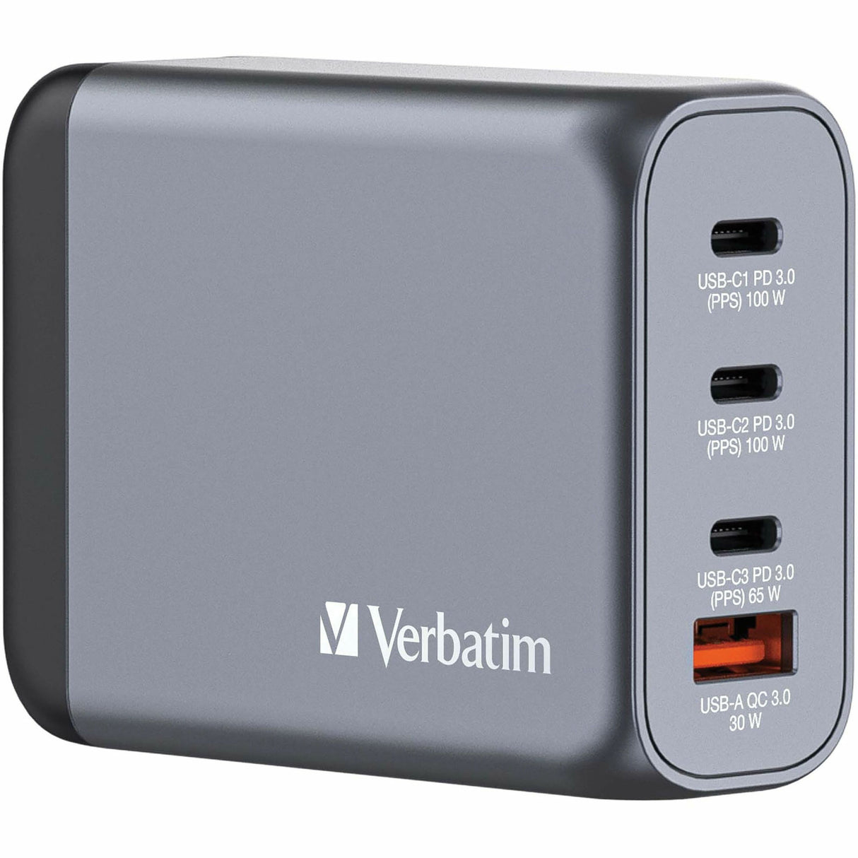 Verbatim 100W 4-Port GaN Wall Charger