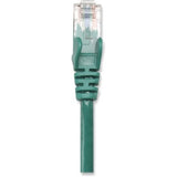 Intellinet Network Solutions Cat5e UTP Network Patch Cable, 14 ft (5.0 m), Green