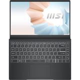 MSI Modern 14 B11MO-240 14" Rugged Notebook - Full HD - 1920 x 1080 - Intel Core i7 11th Gen i7-1165G7 900 MHz - 8 GB Total RAM - 512 GB SSD - Carbon Gray