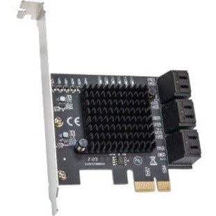 SYBA Multimedia 6 Port SATA III to PCIe 3.0 x1 Non-RAID Expansion Card SY-PEX40166