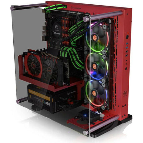 Thermaltake Core P3 Tempered Glass Red Edition ATX Open Frame Chassis