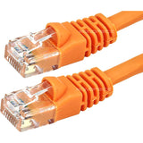 Monoprice Cat5e 24AWG UTP Ethernet Network Patch Cable, 100ft Orange