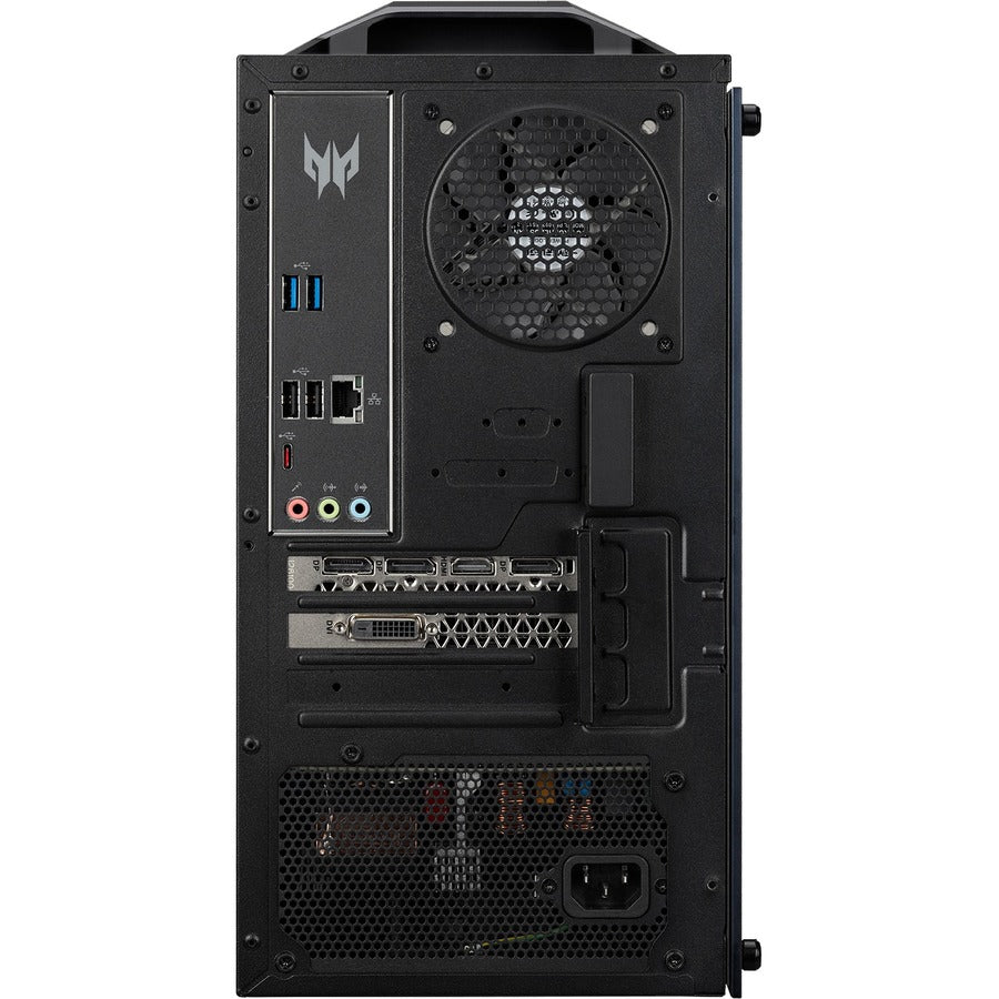 Acer Predator PO3-630-UR13 Gaming Desktop Computer - Intel Core i7 11th Gen i7-11700F Octa-core (8 Core) 2.50 GHz - 16 GB RAM DDR4 SDRAM - 1 TB HDD - 1 TB PCI Express SSD