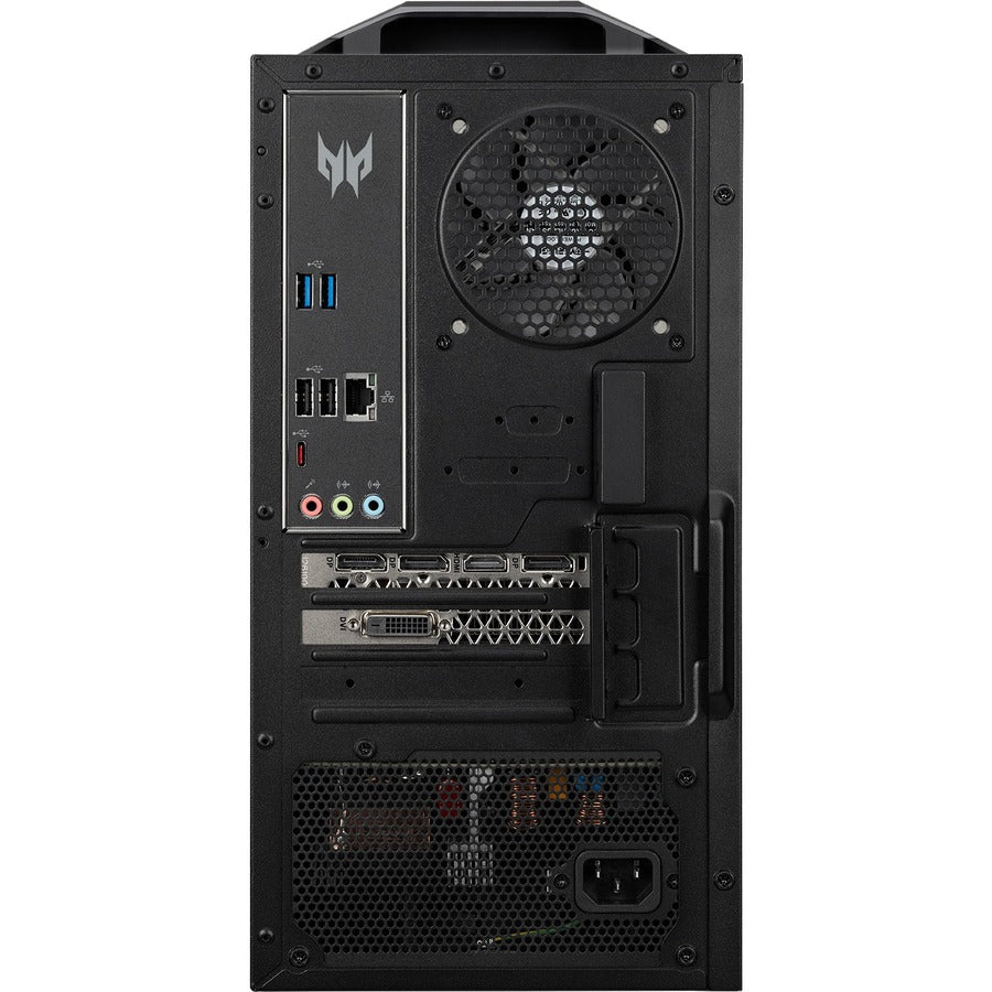 Acer Predator PO3-630-UR13 Gaming Desktop Computer - Intel Core i7 11th Gen i7-11700F Octa-core (8 Core) 2.50 GHz - 16 GB RAM DDR4 SDRAM - 1 TB HDD - 1 TB PCI Express SSD