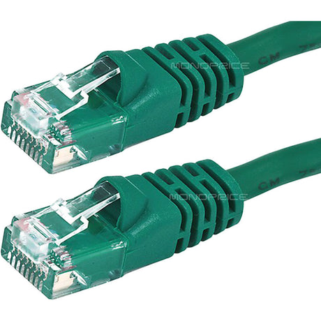 Monoprice Cat6 24AWG UTP Ethernet Network Patch Cable, 50ft Green