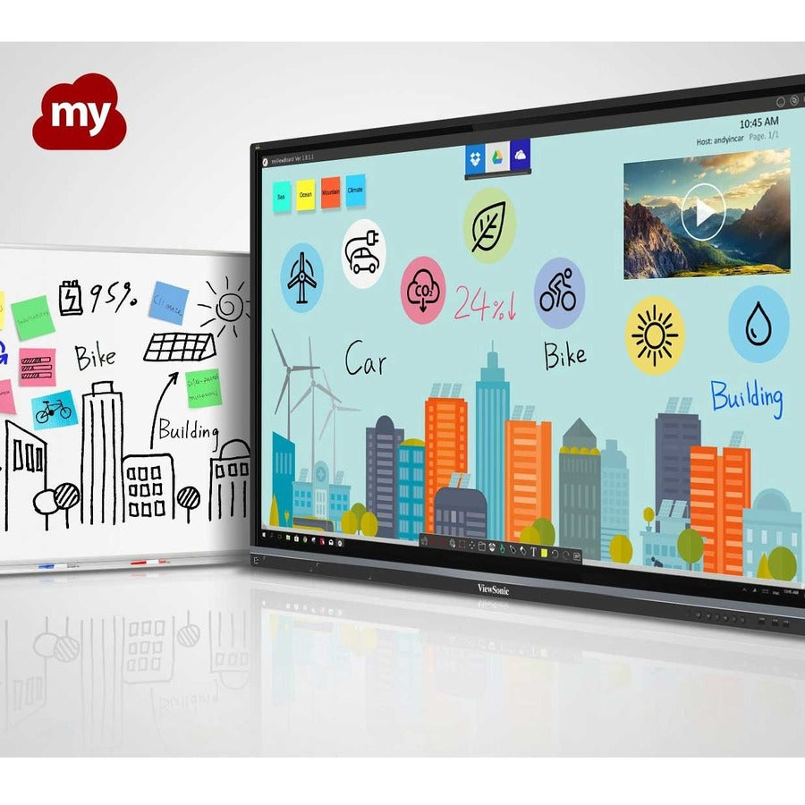 ViewSonic IFP2410 24 Inch ViewBoard Mini Smart Display with 10-Point Touchscreen, Android 8.1 Orea OS, and Content Cast