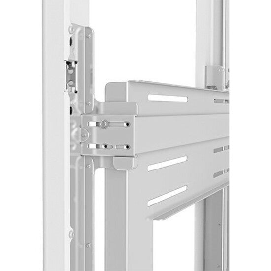 Chief Impact Floor Mounted Back-to-Back Kiosk, Portrait 49" White