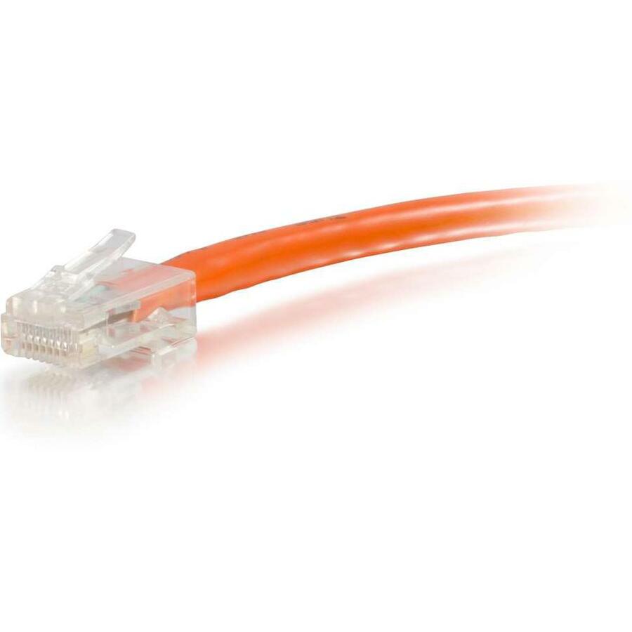 C2G 15 ft Cat6 Non Booted UTP Unshielded Network Patch Cable - Orange