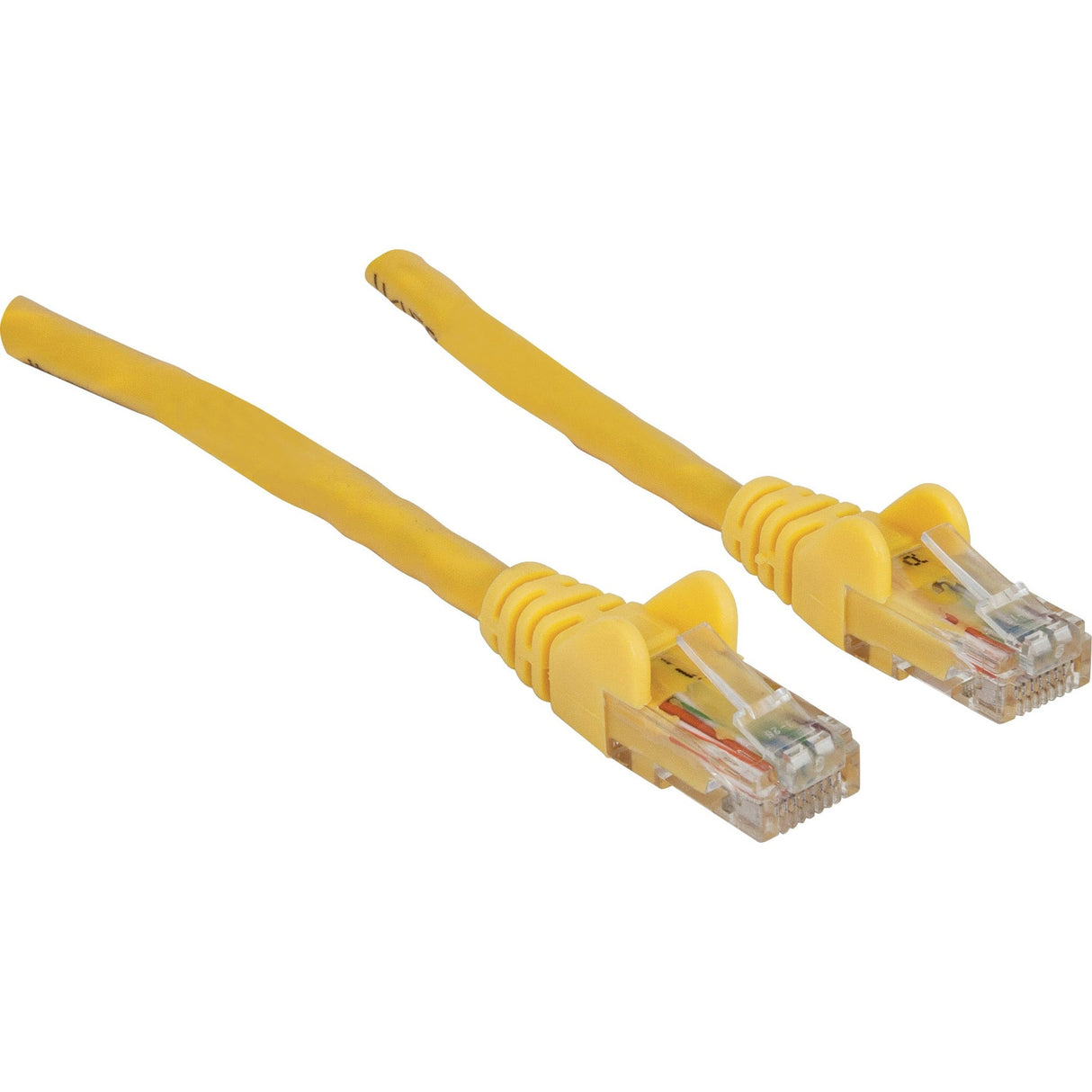 Intellinet Network Solutions Cat5e UTP Network Patch Cable, 1 ft (0.3 m), Yellow