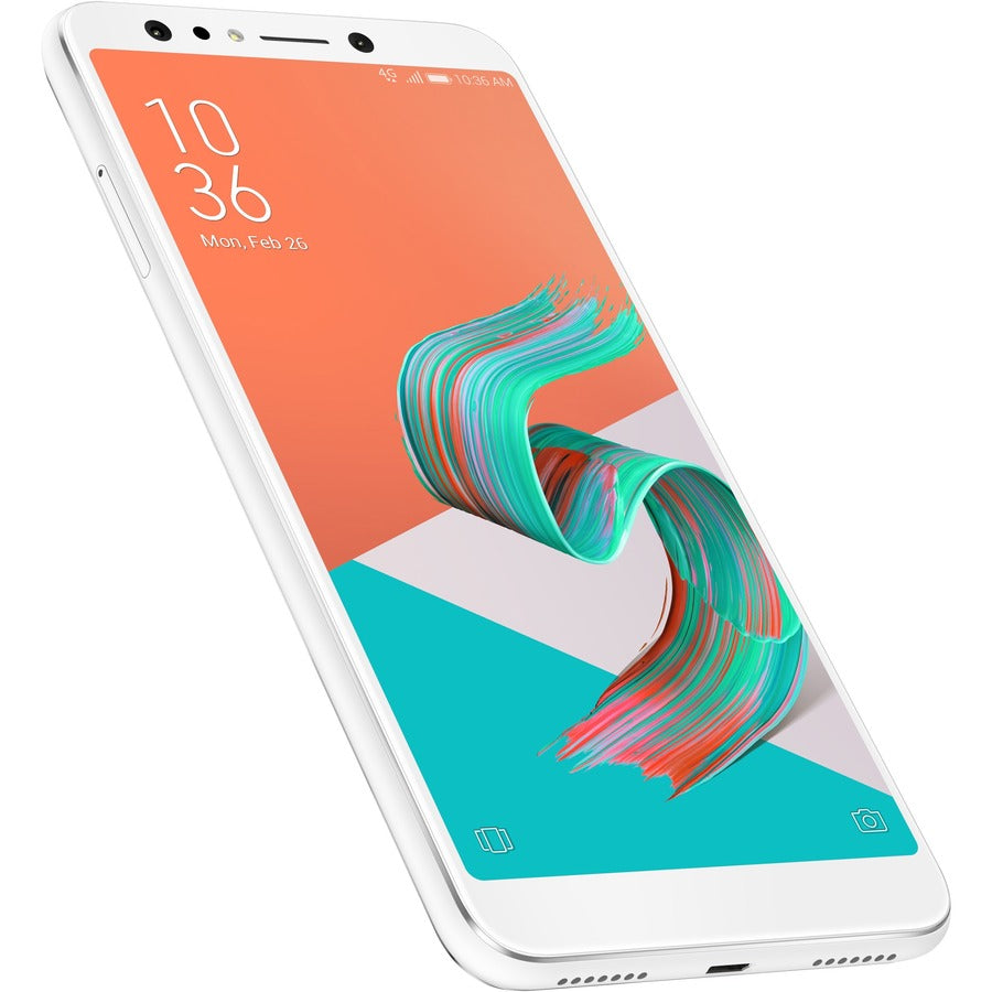 Asus ZenFone 5 Lite ZC600KL 64 GB Smartphone - 6" LCD Full HD Plus 1080 x 2160 - Cortex A53Octa-core (8 Core) 1.40 GHz - 4 GB RAM - Android 7.1.1 Nougat - 4G - Moonlight White