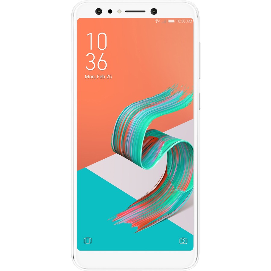 Asus ZenFone 5 Lite ZC600KL 64 GB Smartphone - 6" LCD Full HD Plus 1080 x 2160 - Cortex A53Octa-core (8 Core) 1.40 GHz - 4 GB RAM - Android 7.1.1 Nougat - 4G - Moonlight White