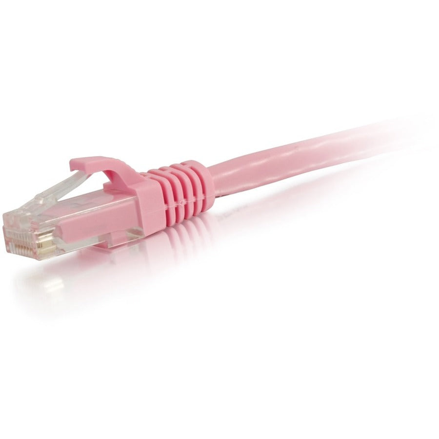 C2G 12ft Cat6a Snagless Unshielded (UTP) Network Patch Ethernet Cable-Pink