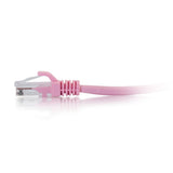 C2G 12ft Cat6a Snagless Unshielded (UTP) Network Patch Ethernet Cable-Pink