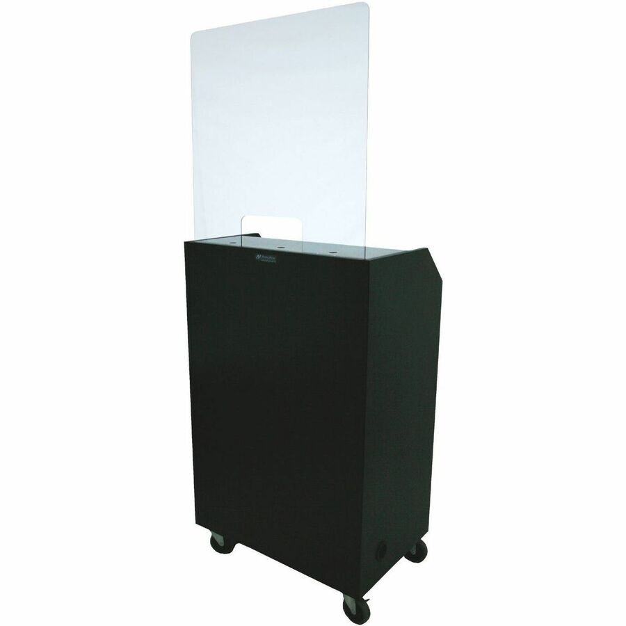 AmpliVox Acrylic Safety Shield with Pass-through Window