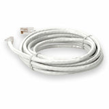 AddOn 10ft RJ-45 (Male) to RJ-45 (Male) White Cat6 UTP PVC Copper Patch Cable