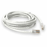 AddOn 10ft RJ-45 (Male) to RJ-45 (Male) White Cat6 UTP PVC Copper Patch Cable