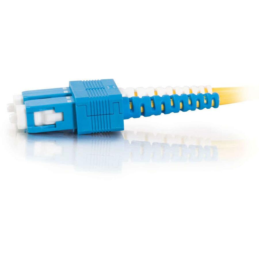 C2G 10m SC-SC 9/125 Duplex Single Mode OS2 Fiber Cable - Yellow - 33ft