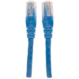 Intellinet Network Patch Cable, Cat6, 2m, Blue, CCA, U/UTP, PVC, RJ45, Gold Plated Contacts, Snagless, Booted, Lifetime Warranty, Polybag