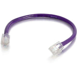 C2G 14 ft Cat6 Non Booted UTP Unshielded Network Patch Cable - Purple