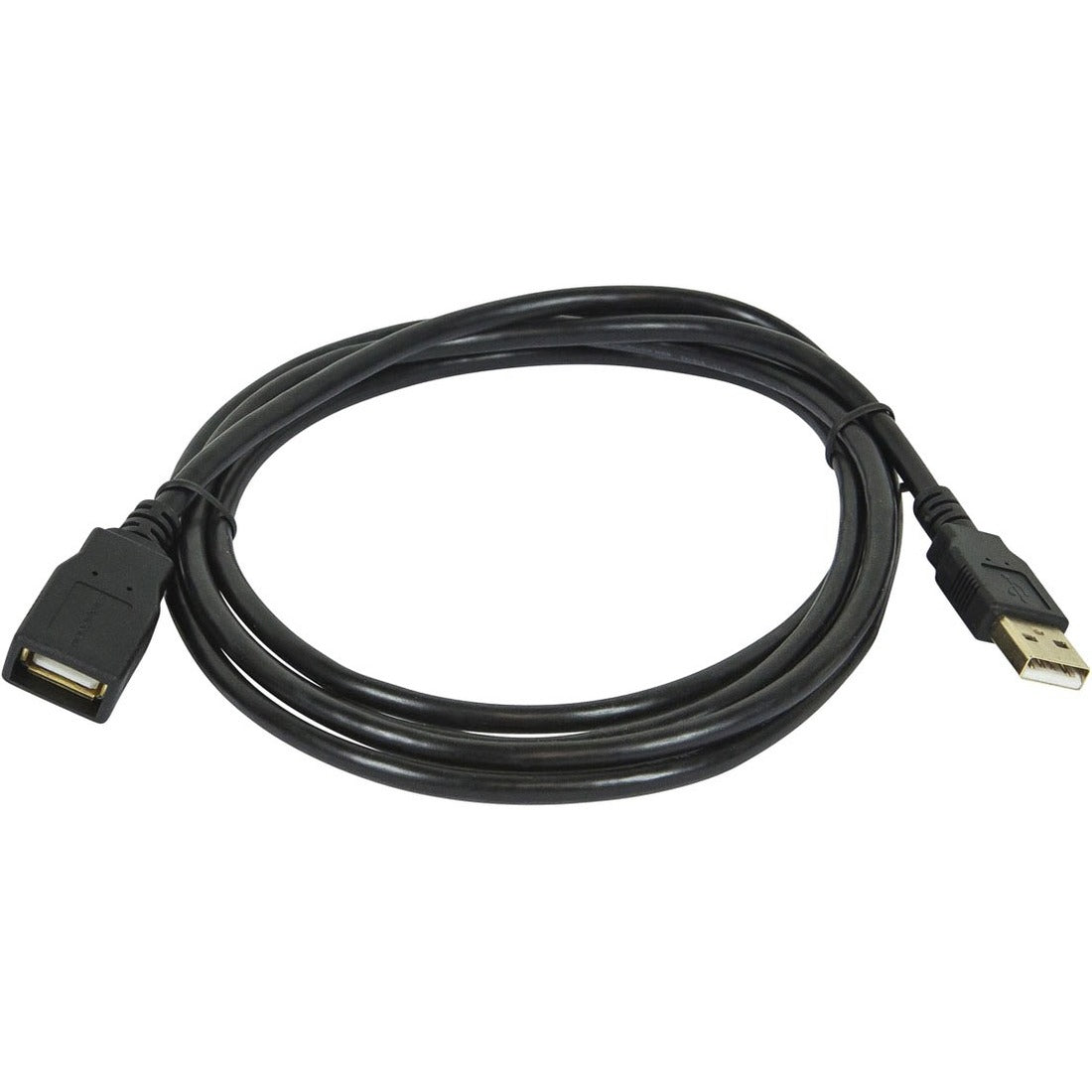 Monoprice 6ft USB 2.0 A Male to A Female Extension 28/24AWG Cable (Gold Plated)