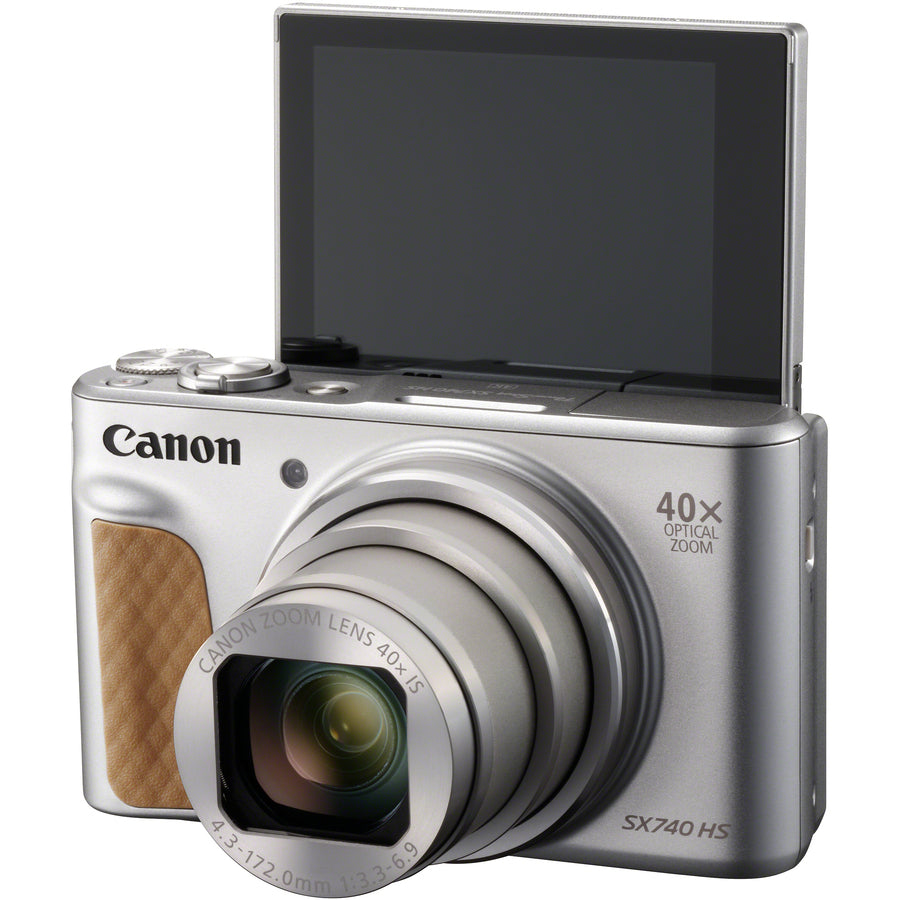 Canon PowerShot SX740 HS 20.3 Megapixel Compact Camera - Silver