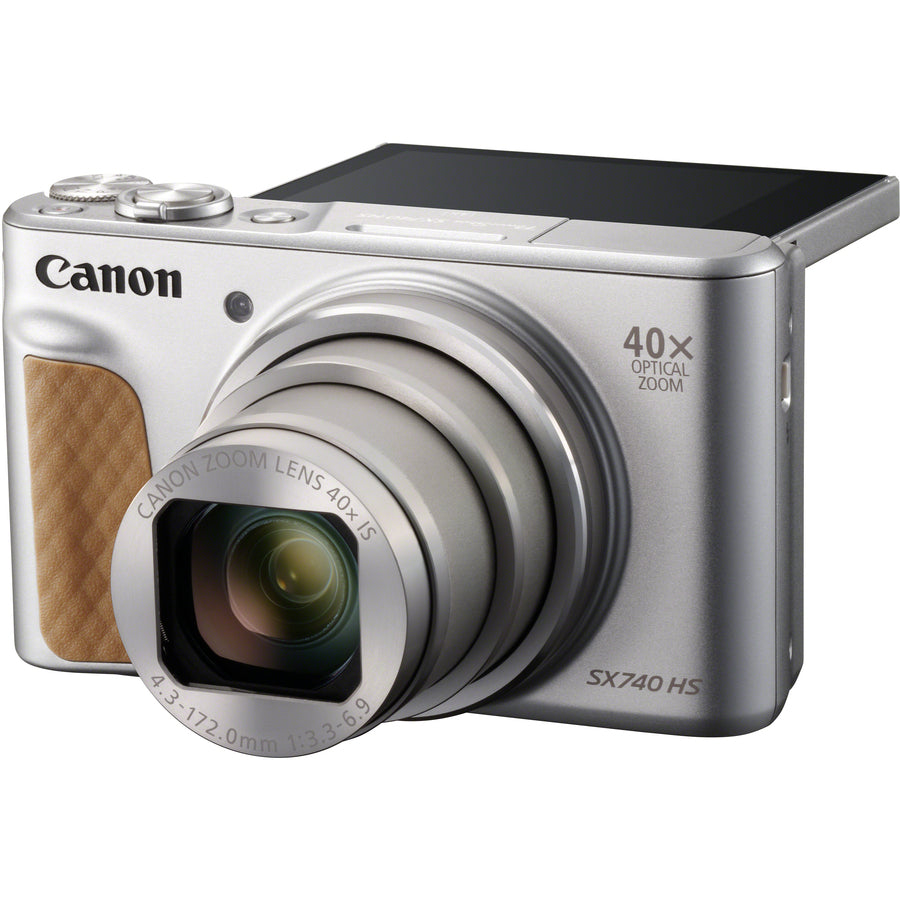 Canon PowerShot SX740 HS 20.3 Megapixel Compact Camera - Silver