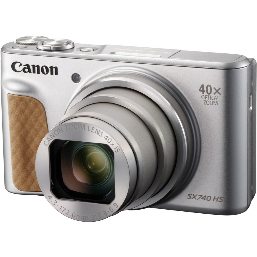 Canon PowerShot SX740 HS 20.3 Megapixel Compact Camera - Silver