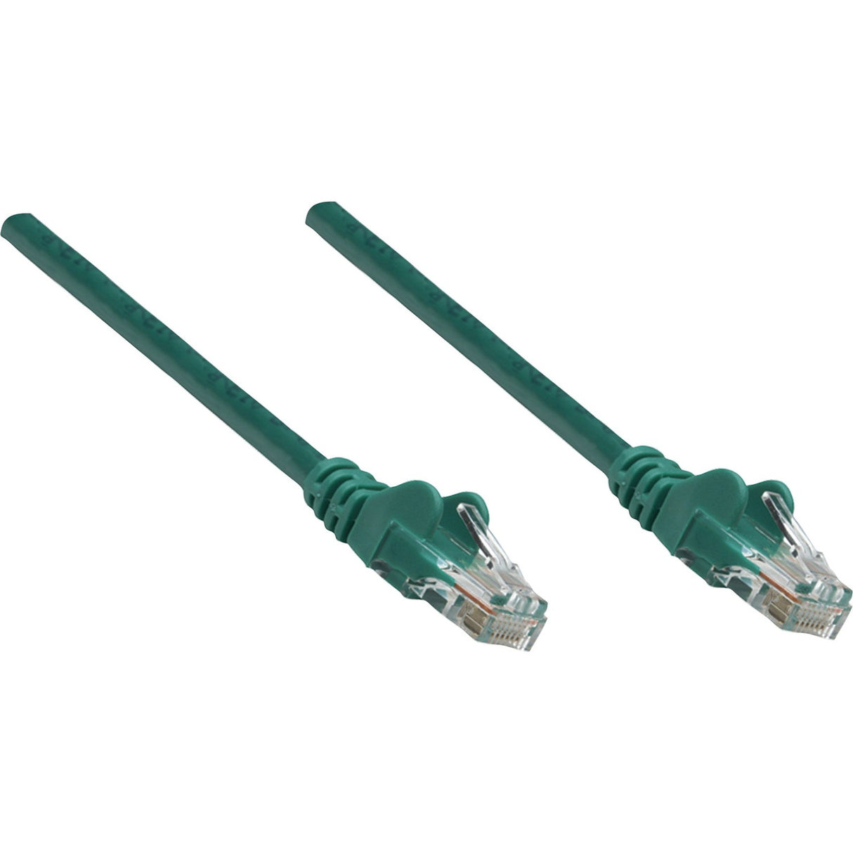 Intellinet Network Solutions Cat5e UTP Network Patch Cable, 1.5 ft (0.5 m), Green