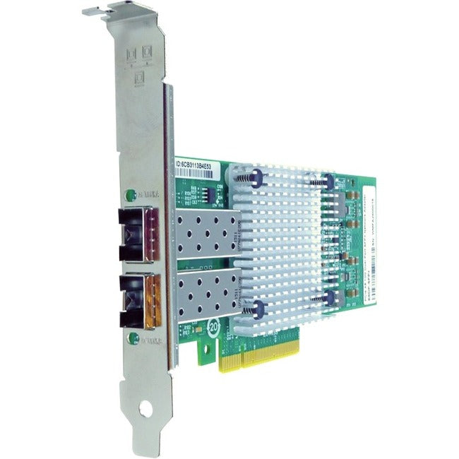 Axiom PCIe x8 10Gbs Dual Port Fiber Network Adapter for QLogic