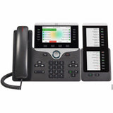 Cisco 8851 IP Phone - Corded - Corded - Bluetooth - Wall Mountable, Desktop, Tabletop