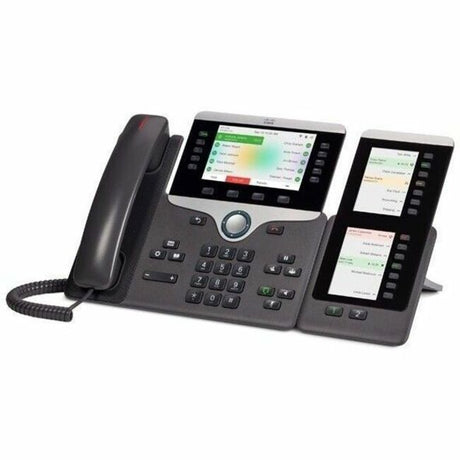 Cisco 8851 IP Phone - Corded - Corded - Bluetooth - Wall Mountable, Desktop, Tabletop