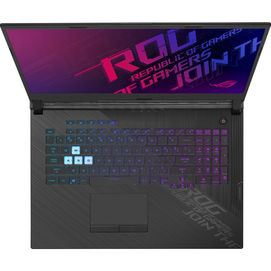 Asus Strix G17 G712 G712LU-RS73 17.3" Gaming Notebook - Full HD - 1920 x 1080 - Intel Core i7 10th Gen i7-10750H 2.60 GHz - 8 GB Total RAM - 512 GB SSD - Original Black