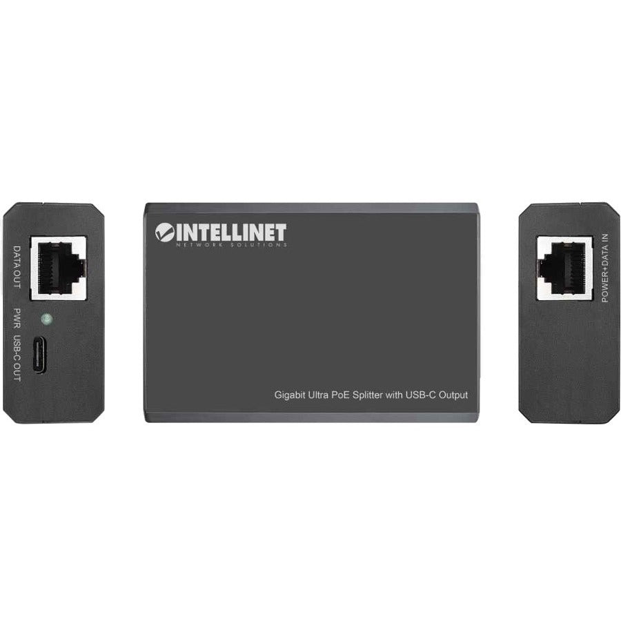 Intellinet Gigabit Ultra PoE Splitter with USB-C Output