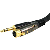 Monoprice 35ft Premier Series XLR Female to 1/4inch TRS Male 16AWG Cable (Gold Plated)