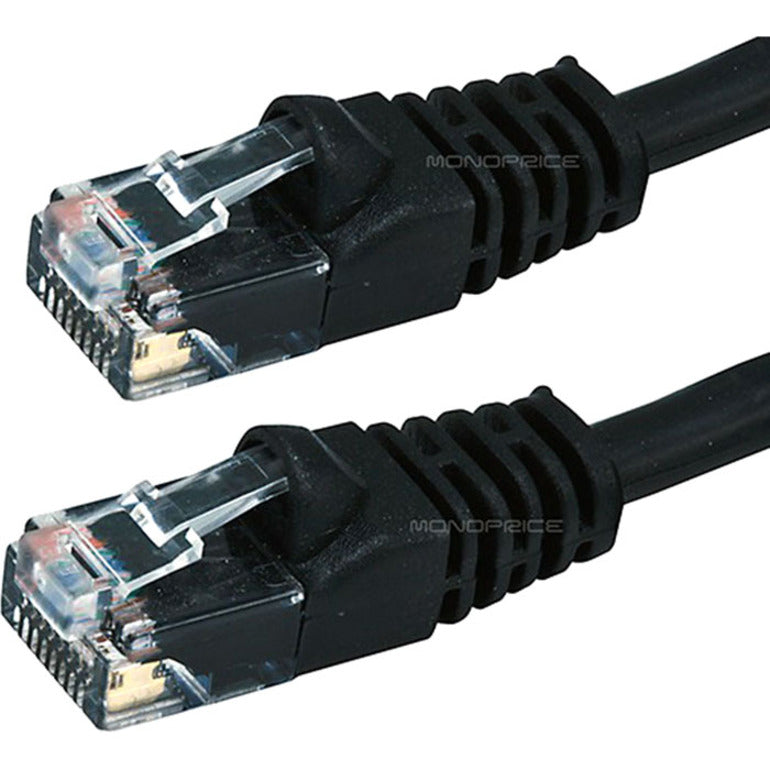 Monoprice Cat5e 24AWG UTP Ethernet Network Patch Cable, 7ft Black