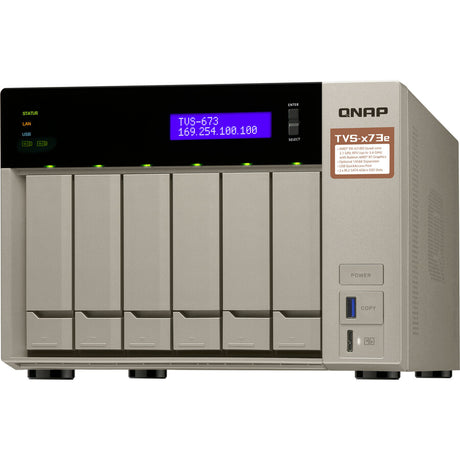 QNAP Powerful NAS with AMD RX-421BD Quad-Core APU and PCIe Expandability