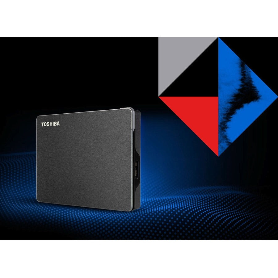 Toshiba Canvio Gaming HDTX140XK3CA 4 TB Portable Hard Drive - External - Black