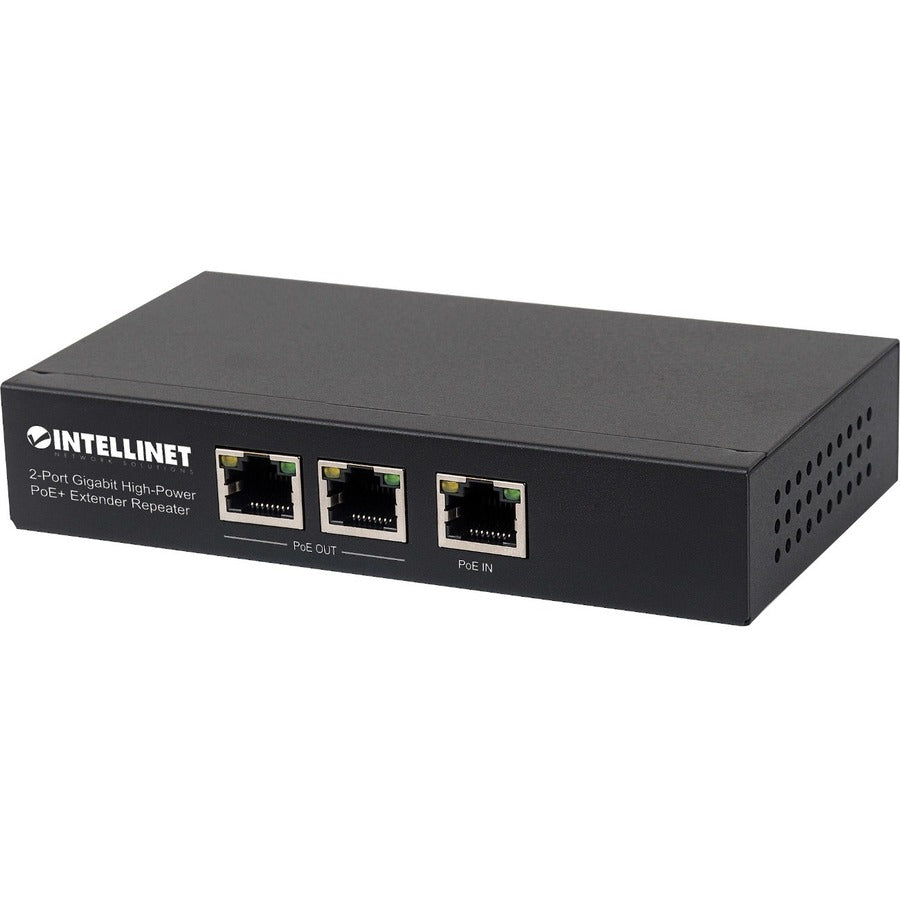 Intellinet 2-Port Gigabit High-Power PoE+ Extender Repeater