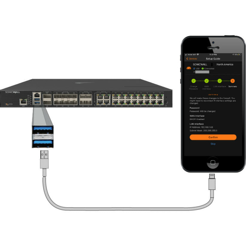 SonicWall NSsp 10700 Network Security/Firewall Appliance