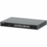 Intellinet 24-Port Gigabit Ethernet PoE+ Switch with 2 SFP Ports