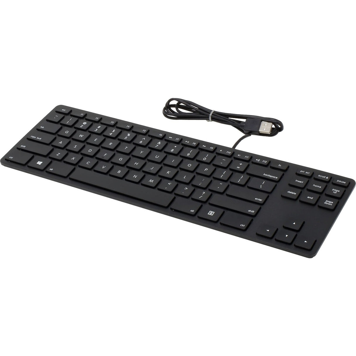 Matias Wired Aluminum Tenkeyless Keyboard for PC - Black